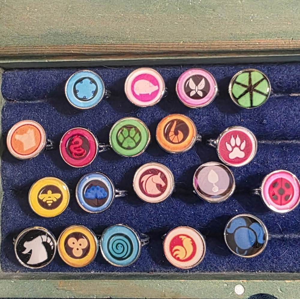 Miraculous Rings, Set Of 19